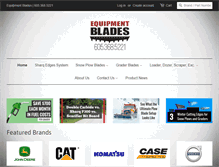Tablet Screenshot of equipmentblades.com